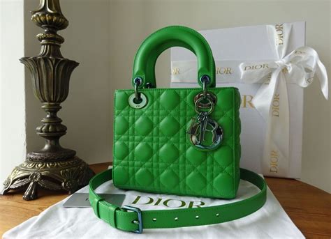 emerald green lady dior|Small Lady Dior Bag Bright Green Cannage Lambskin.